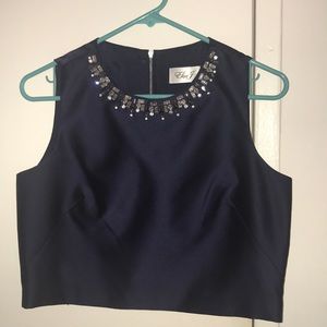 Eliza J crop top